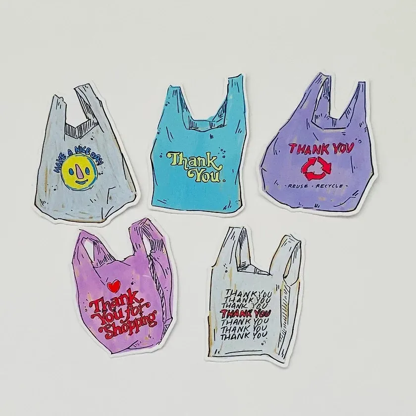 FCH* Grocery Shopper Sticker Set
