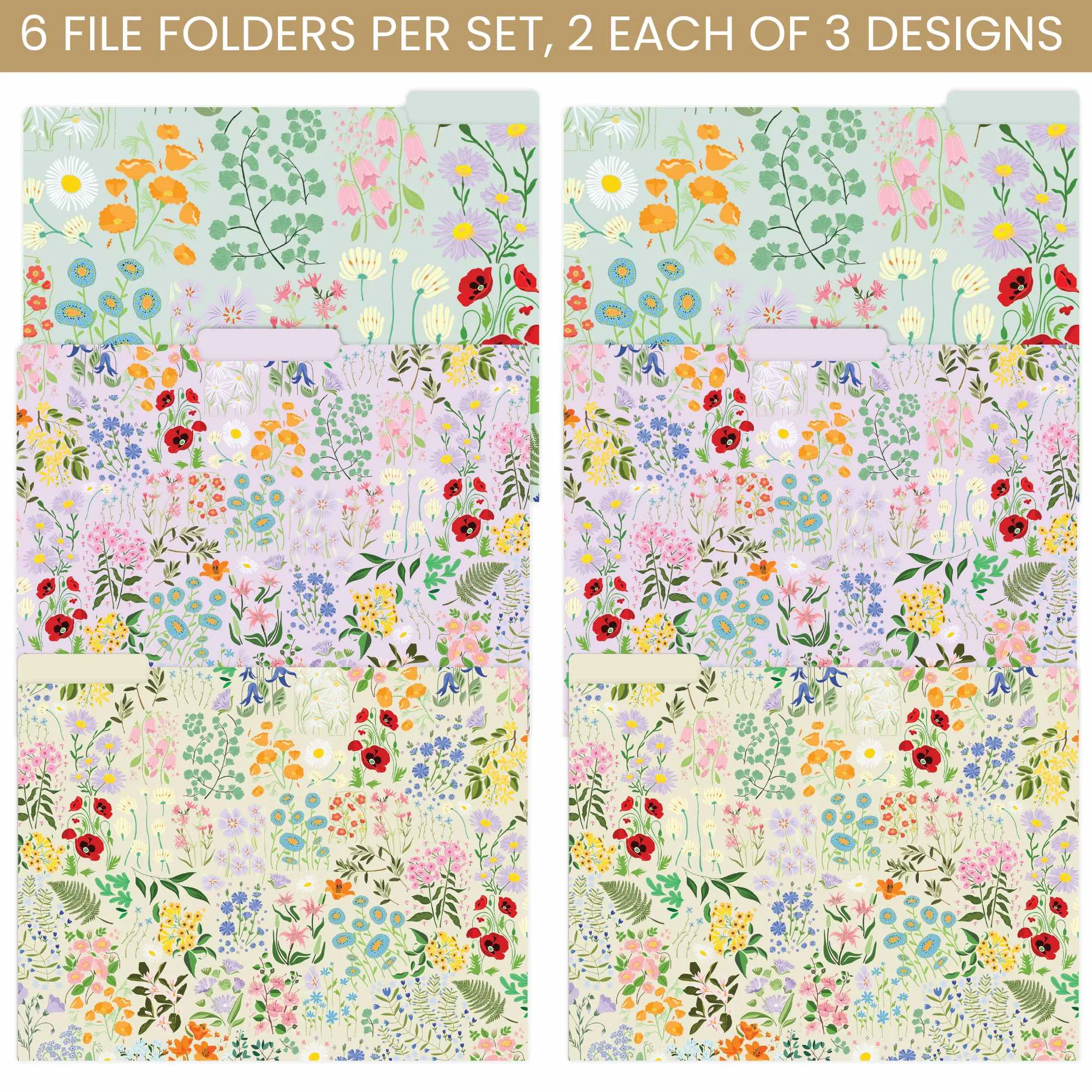 File Folder Set, Garden Party