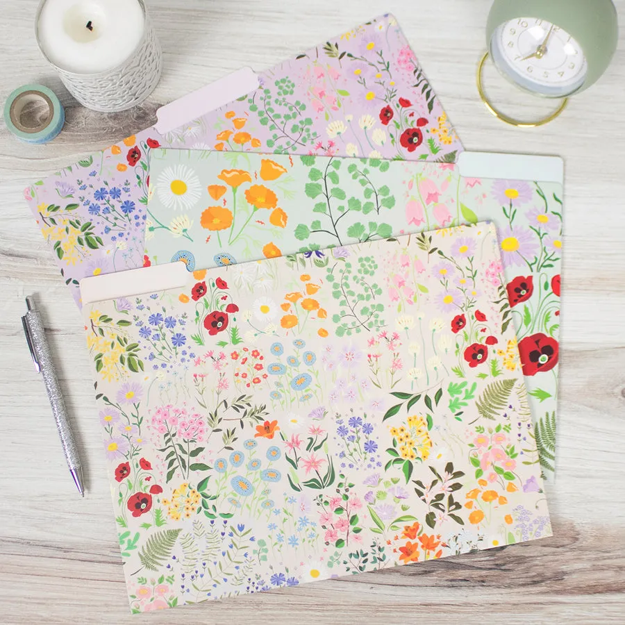 File Folder Set, Garden Party