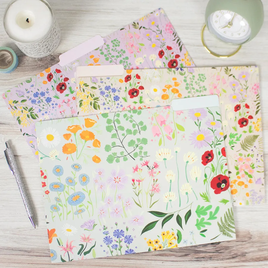 File Folder Set, Garden Party