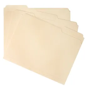 File Folders, Letter Size, Manila, 200 Folders