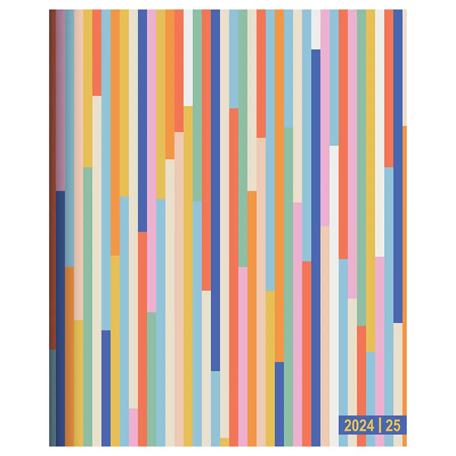 **FINAL SALE** July 2024 - June 2025 So Many Stripes Large Monthly Planner