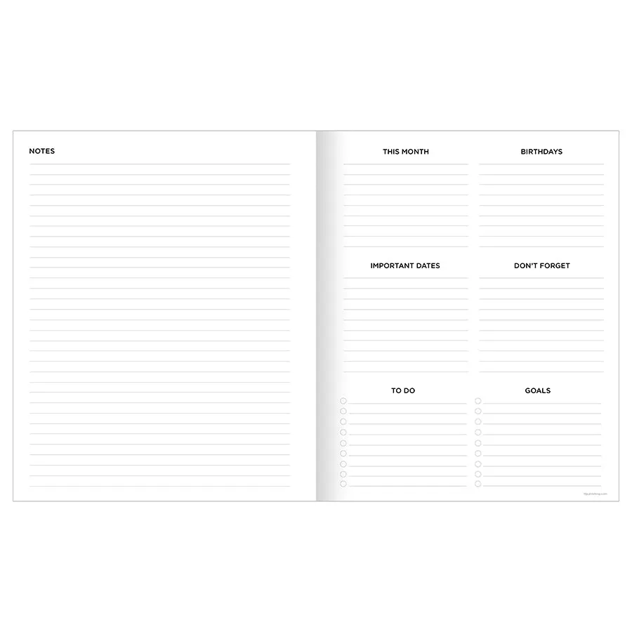 **FINAL SALE** July 2024 - June 2025 So Many Stripes Large Monthly Planner