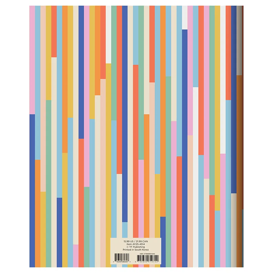 **FINAL SALE** July 2024 - June 2025 So Many Stripes Large Monthly Planner