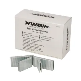 Fixman 331428 Type 90 Staples 5000pk 5.80 x 25 x 1.25mm