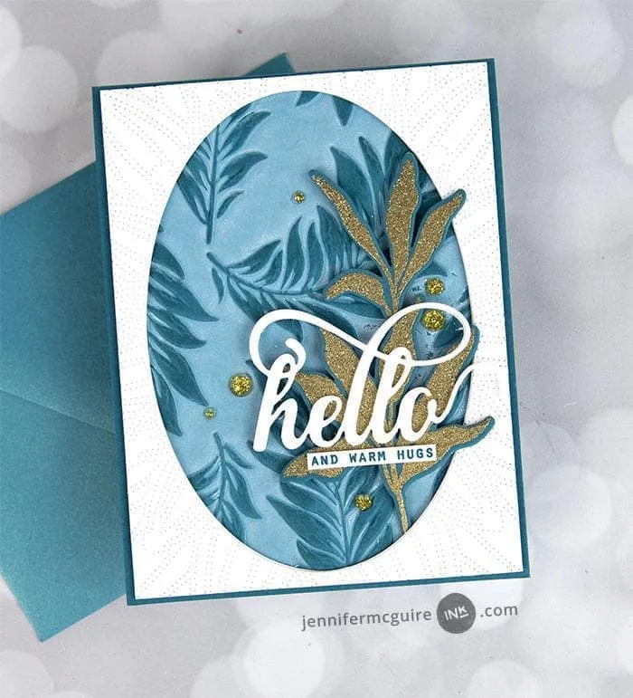 Floating Foliage 3D Embossing Folder