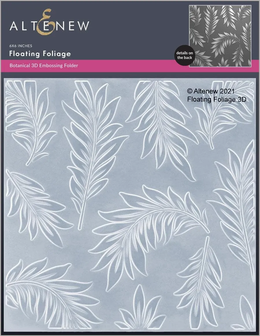 Floating Foliage 3D Embossing Folder