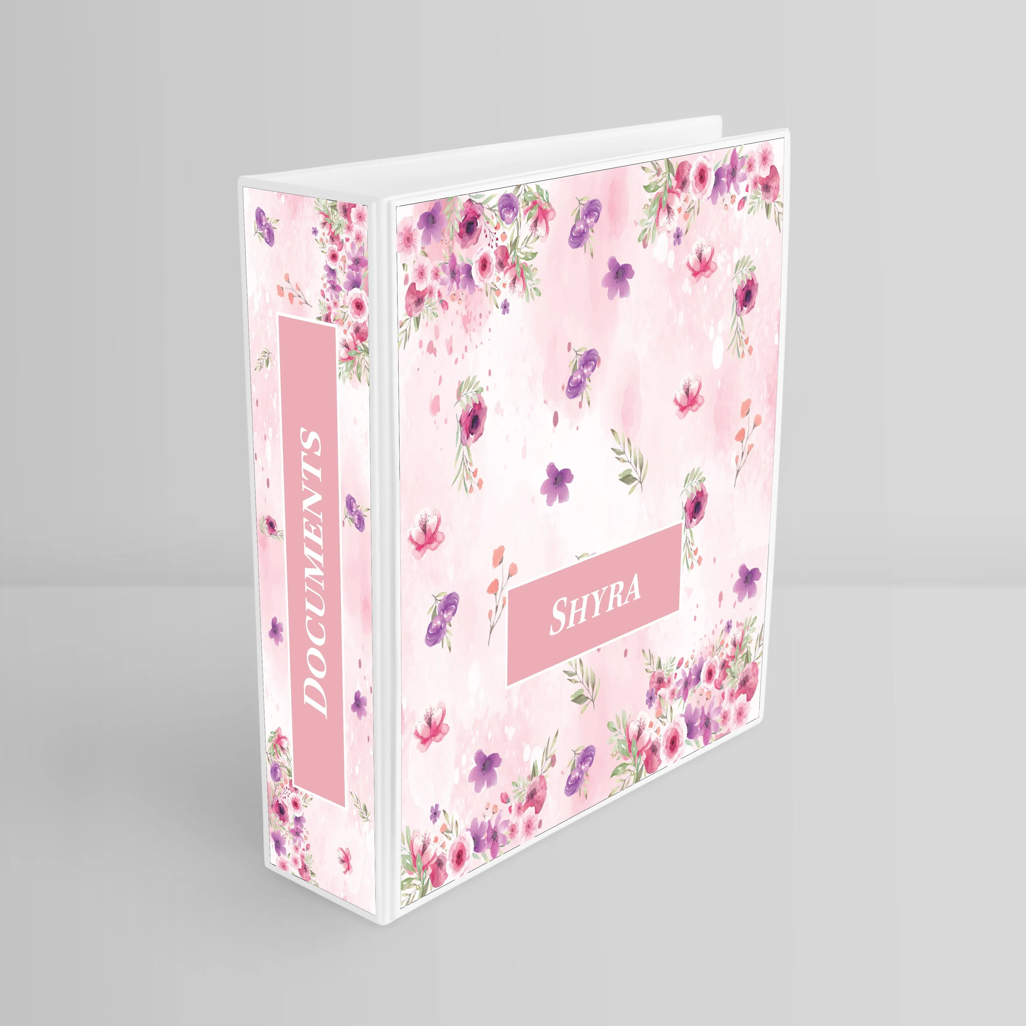 Floral Fiesta Binder File (kids)