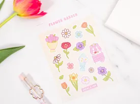 Flower Garden Sticker Sheet