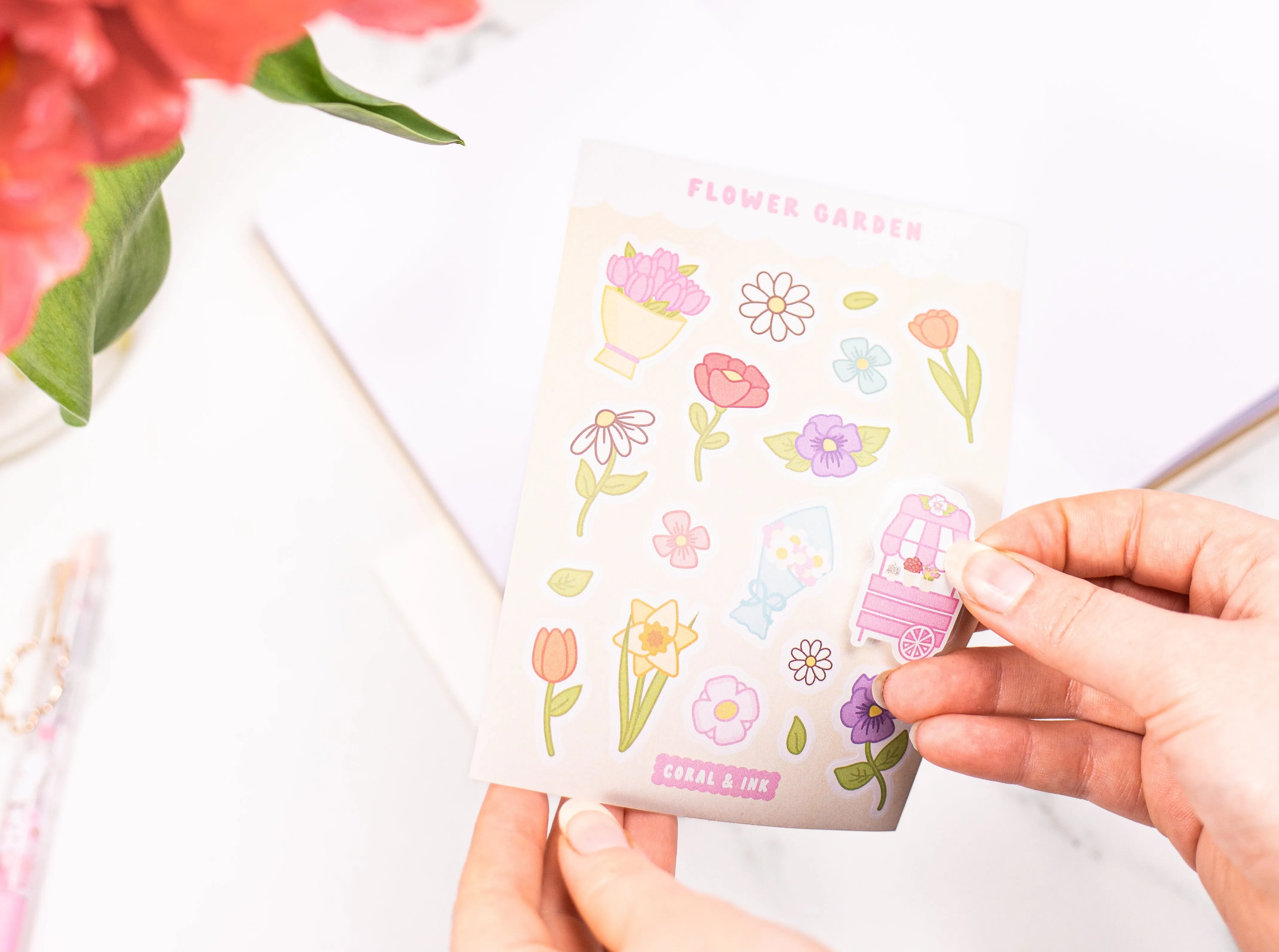 Flower Garden Sticker Sheet