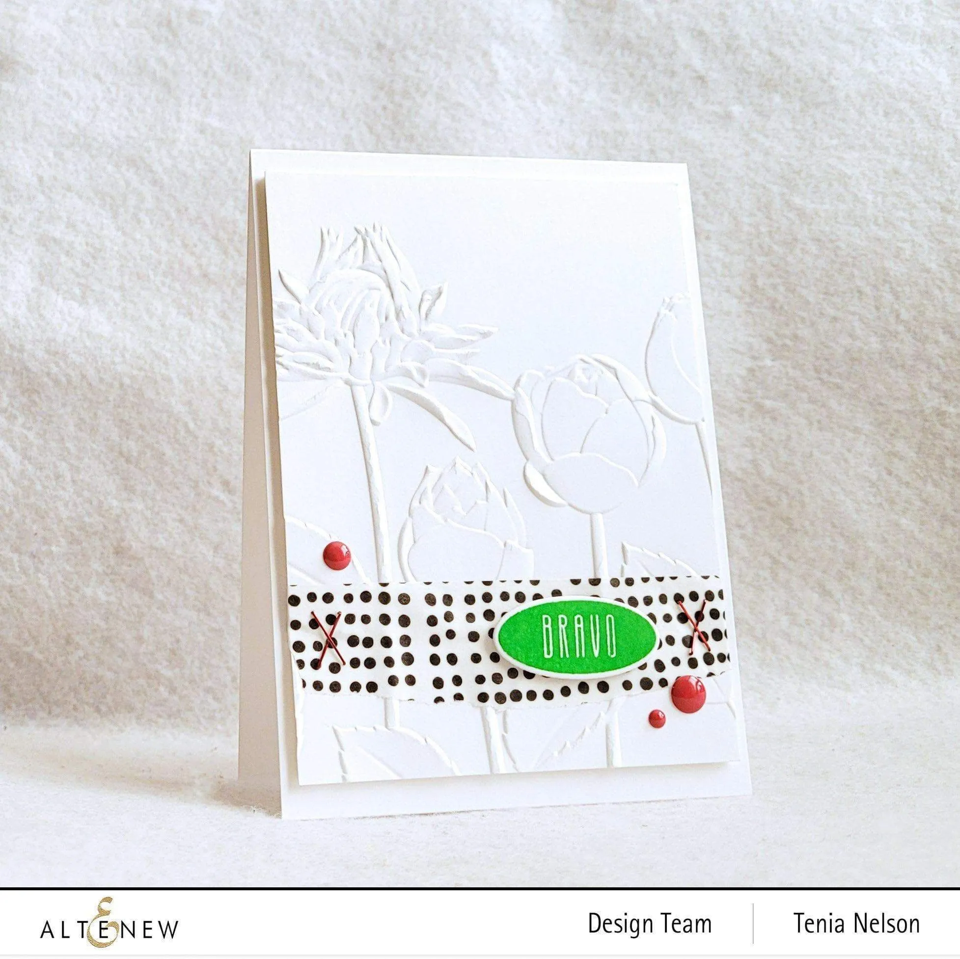 Flowery Field 3D Embossing Folder