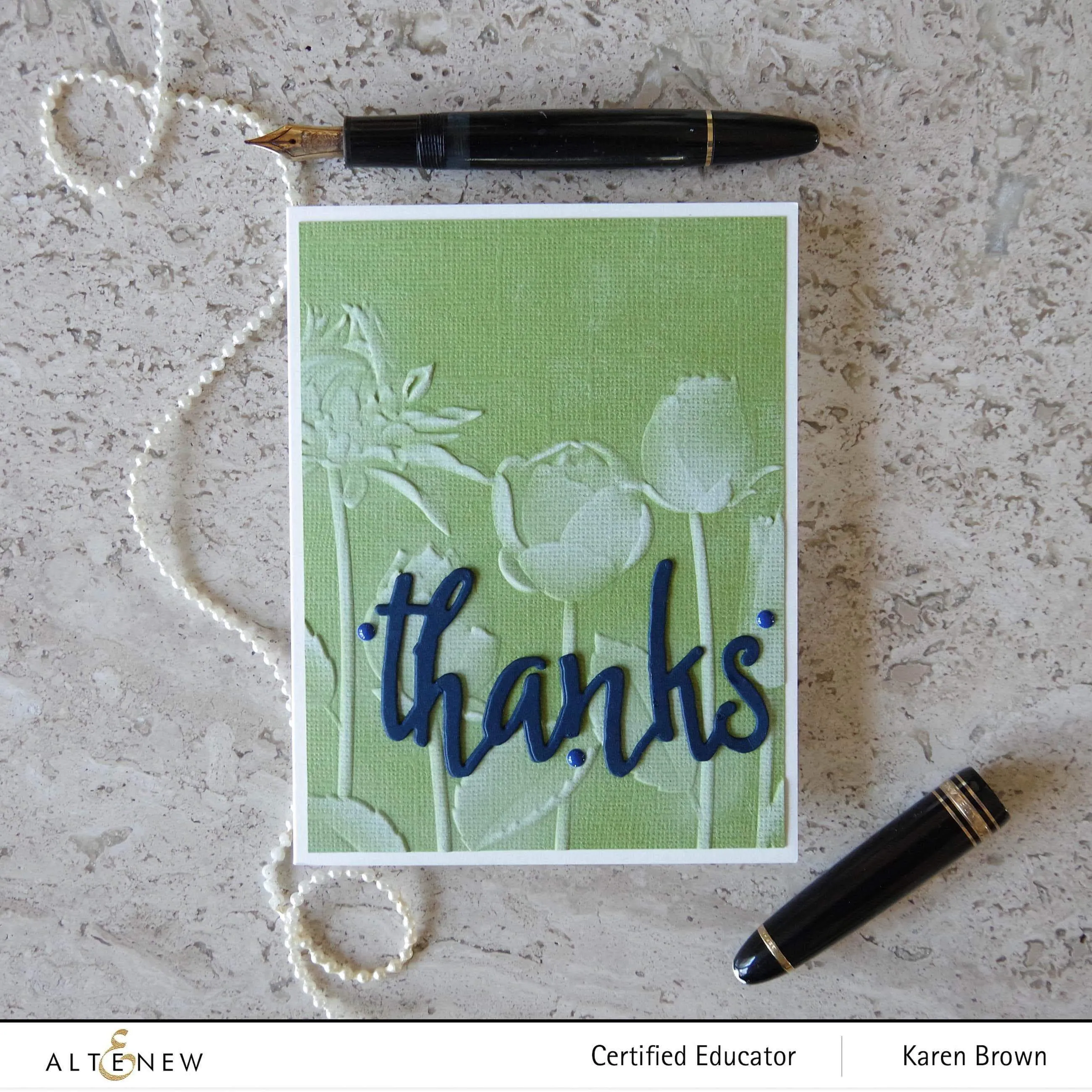 Flowery Field 3D Embossing Folder