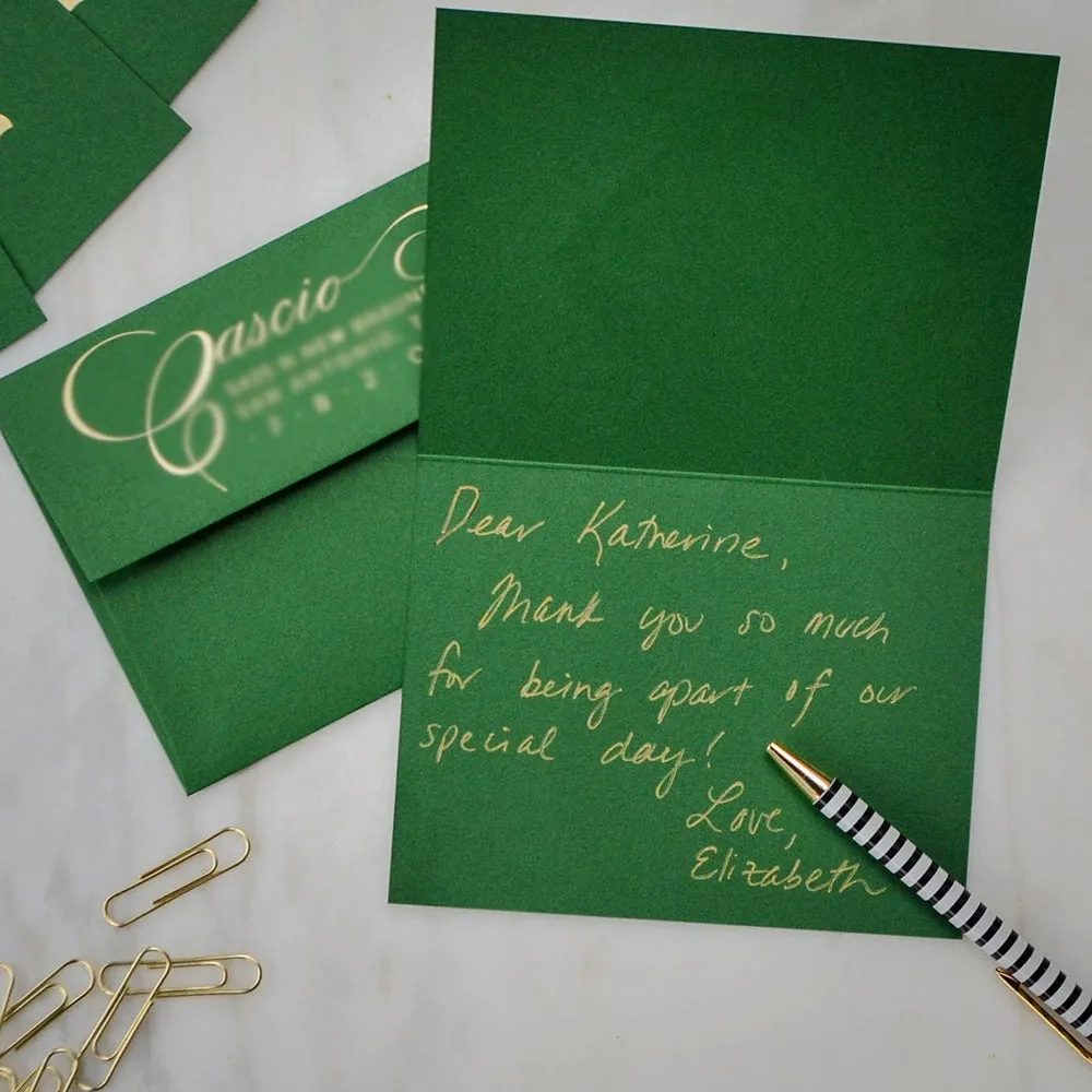 Foil Printed Stationery - Set of 50