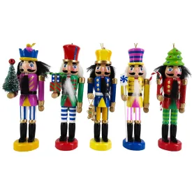 Funky Colored Nutcracker Ornaments 6 inch