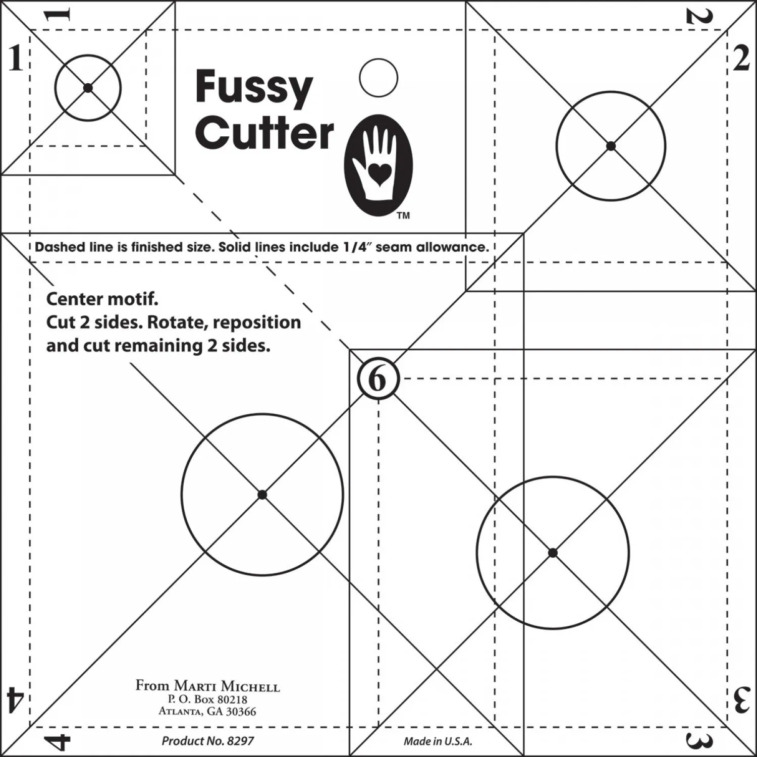 Fussy Cut Ruler # MM8297 SKU:51638