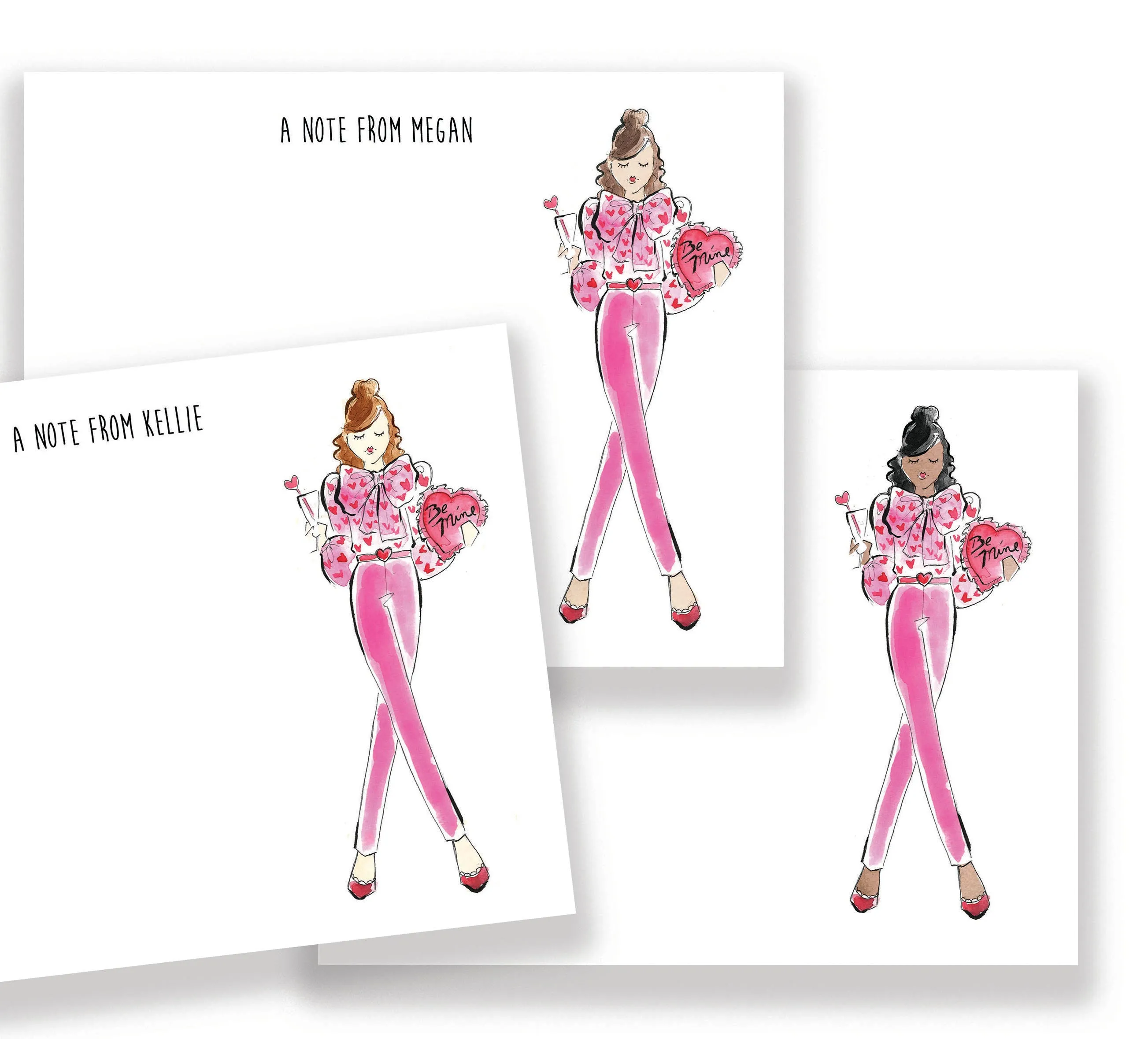 Galentine's Be Mine Personalized Stationery
