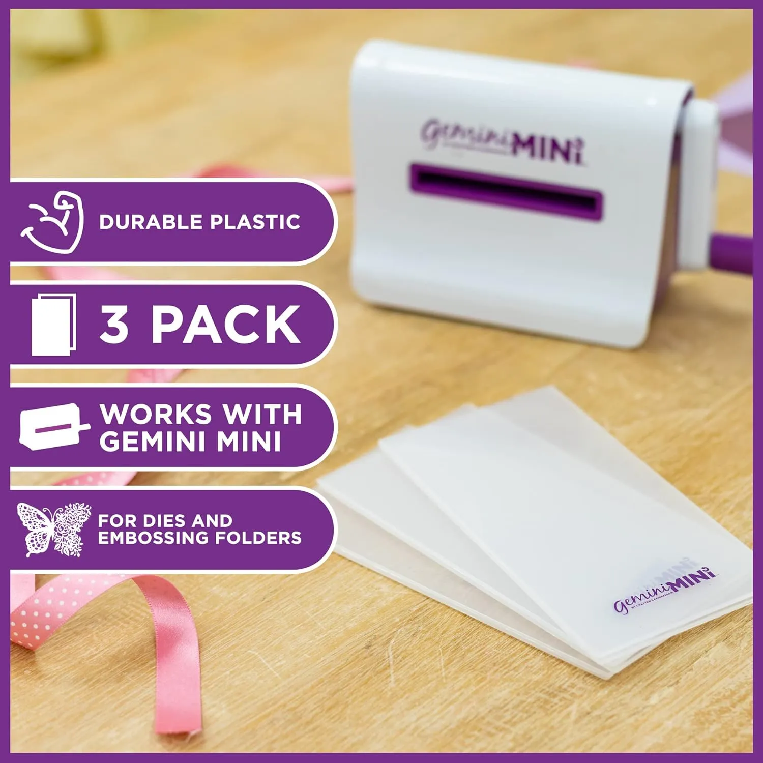 Gemini Mini Accessories - Plastic Folder 3 Pack