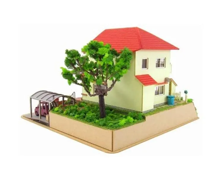 Ghibli DIY Paper Craft: Ponyo On The Cliff (House)