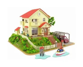 Ghibli DIY Paper Craft: Ponyo On The Cliff (House)