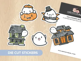 Halloween Boos Die Cut Stickers (Set of 5)