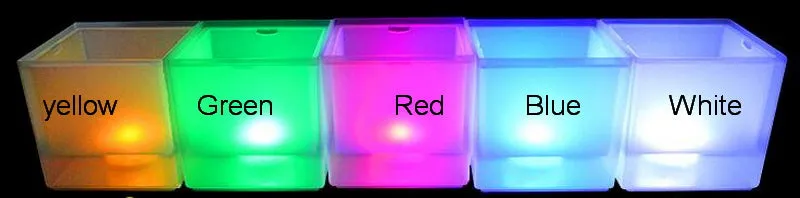 Hot sale style double layer transparent plastic LED ice bucket