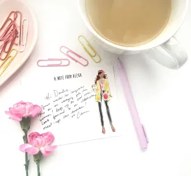 It's Autumn Fashion Personalized Stationery