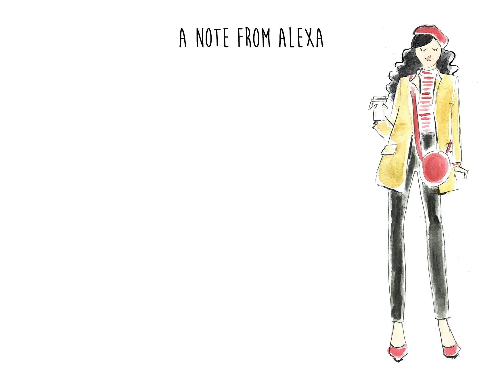It's Autumn Fashion Personalized Stationery