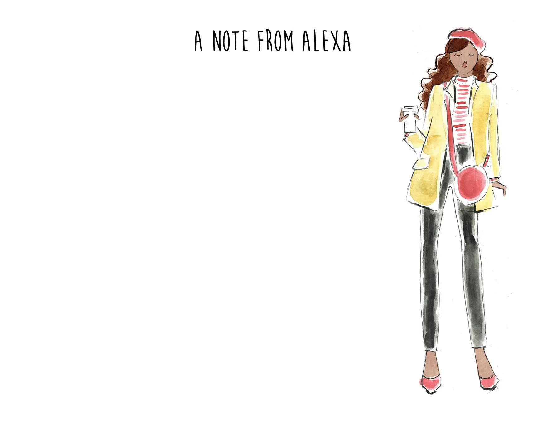 It's Autumn Fashion Personalized Stationery
