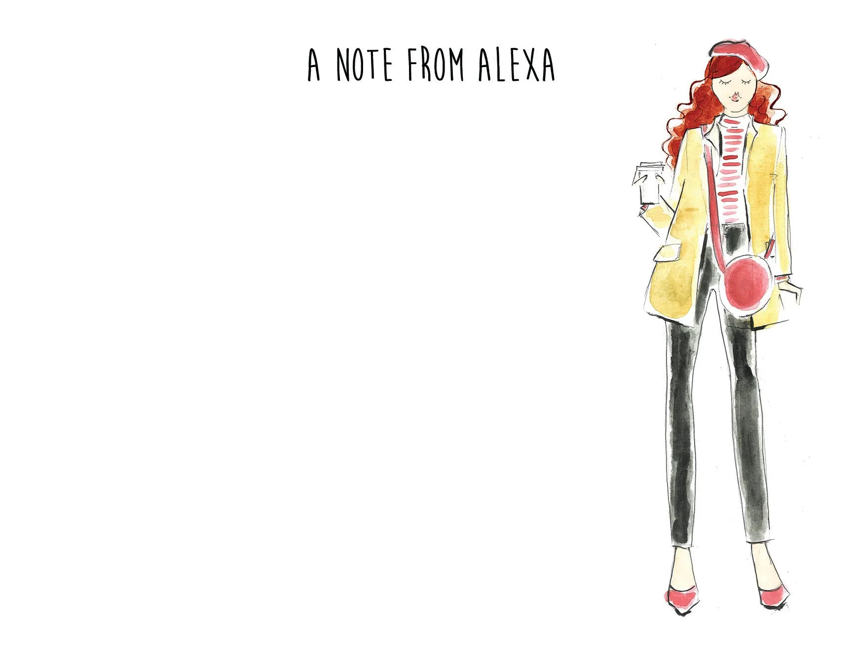 It's Autumn Fashion Personalized Stationery