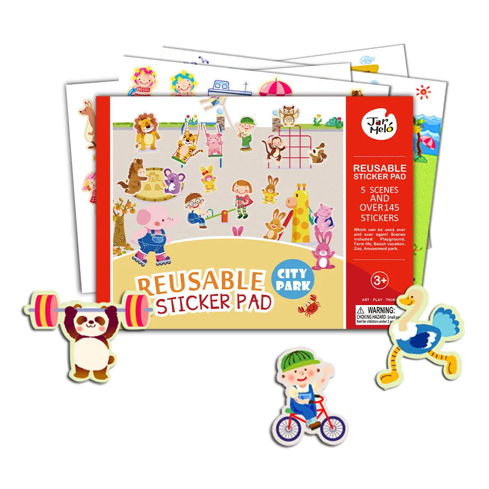 Jar Melo Reusable Sticker Pad Set