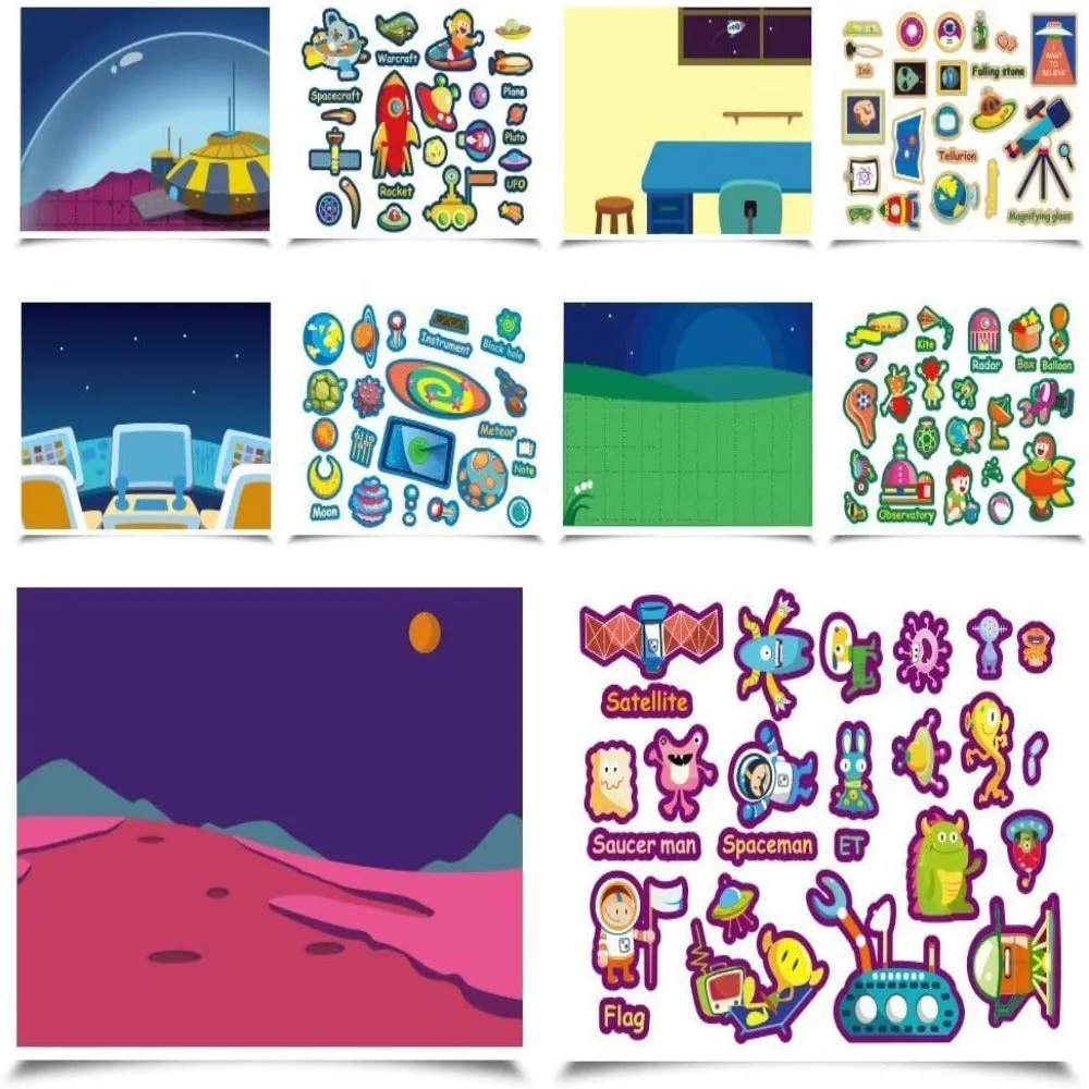 Jar Melo Reusable Sticker Pad Set