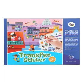 Jar Melo Transfer Sticker Scenes Pads -Busy City