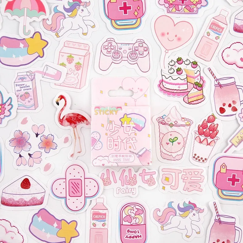 Kawaii Laser Cut Stickers Packs
