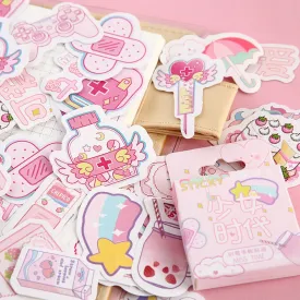 Kawaii Laser Cut Stickers Packs
