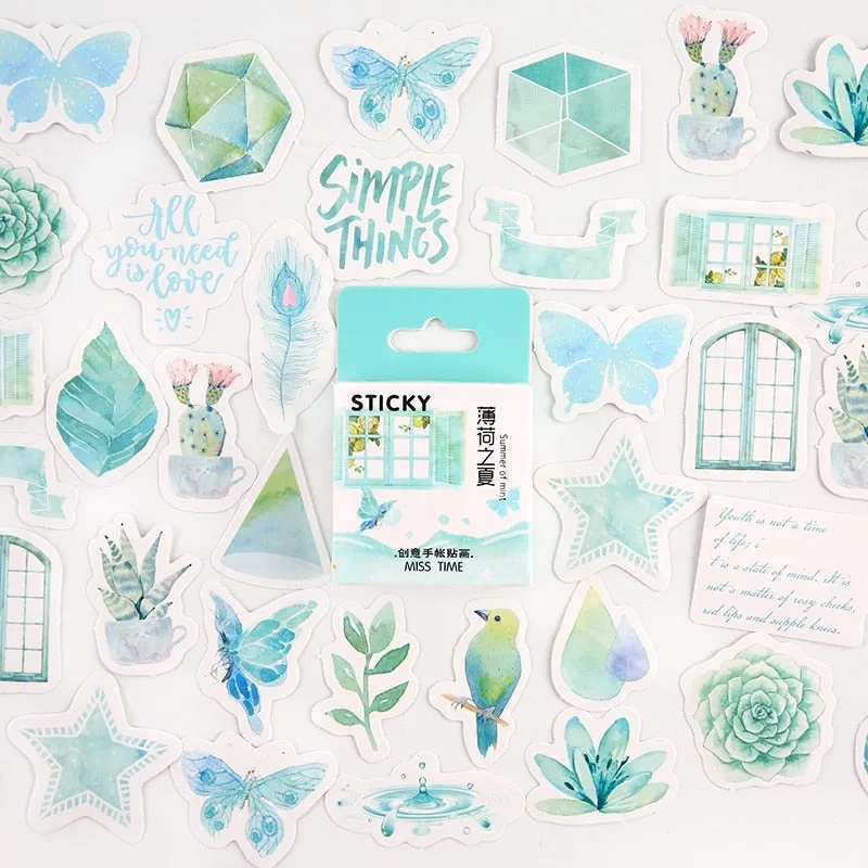 Kawaii Laser Cut Stickers Packs