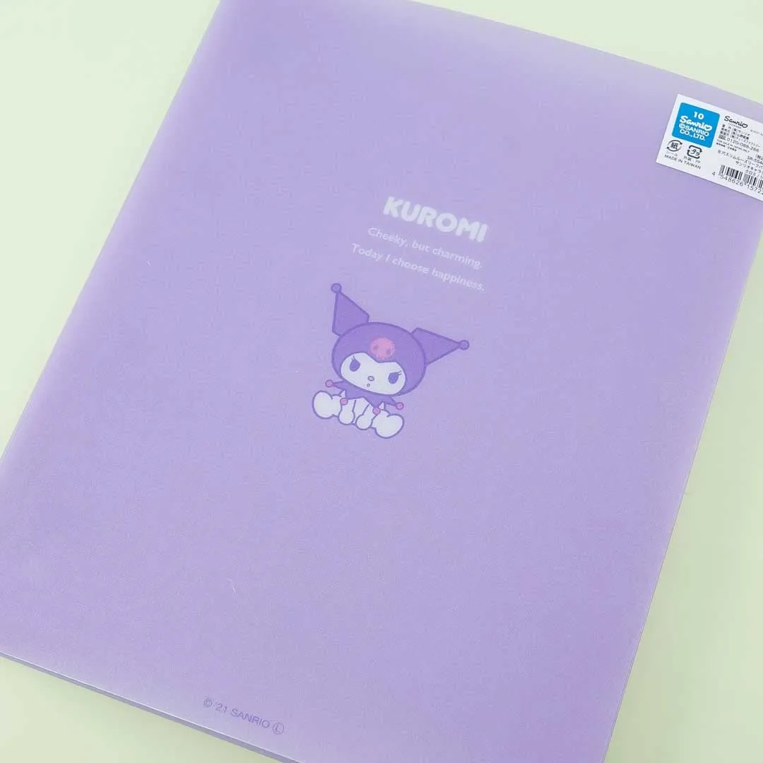 Kuromi Cheeky B5 Loose-Leaf Binder Folder