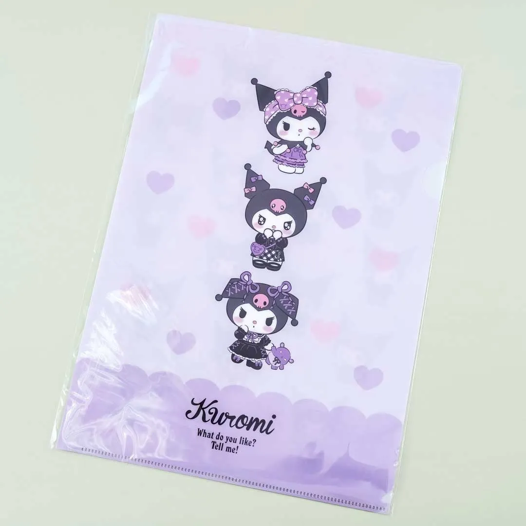 Kuromi Fun Dress-Up A4 File Folder