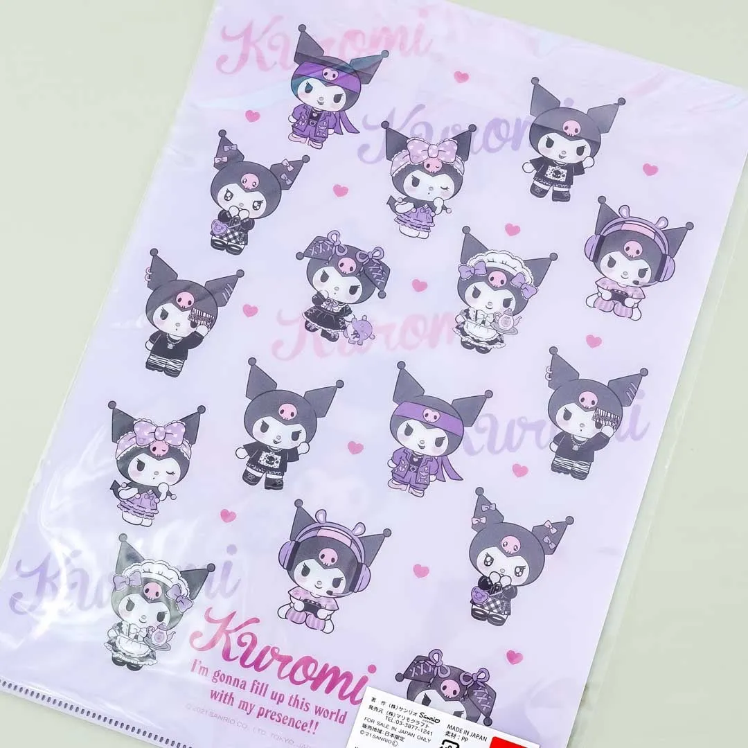 Kuromi Fun Dress-Up A4 File Folder