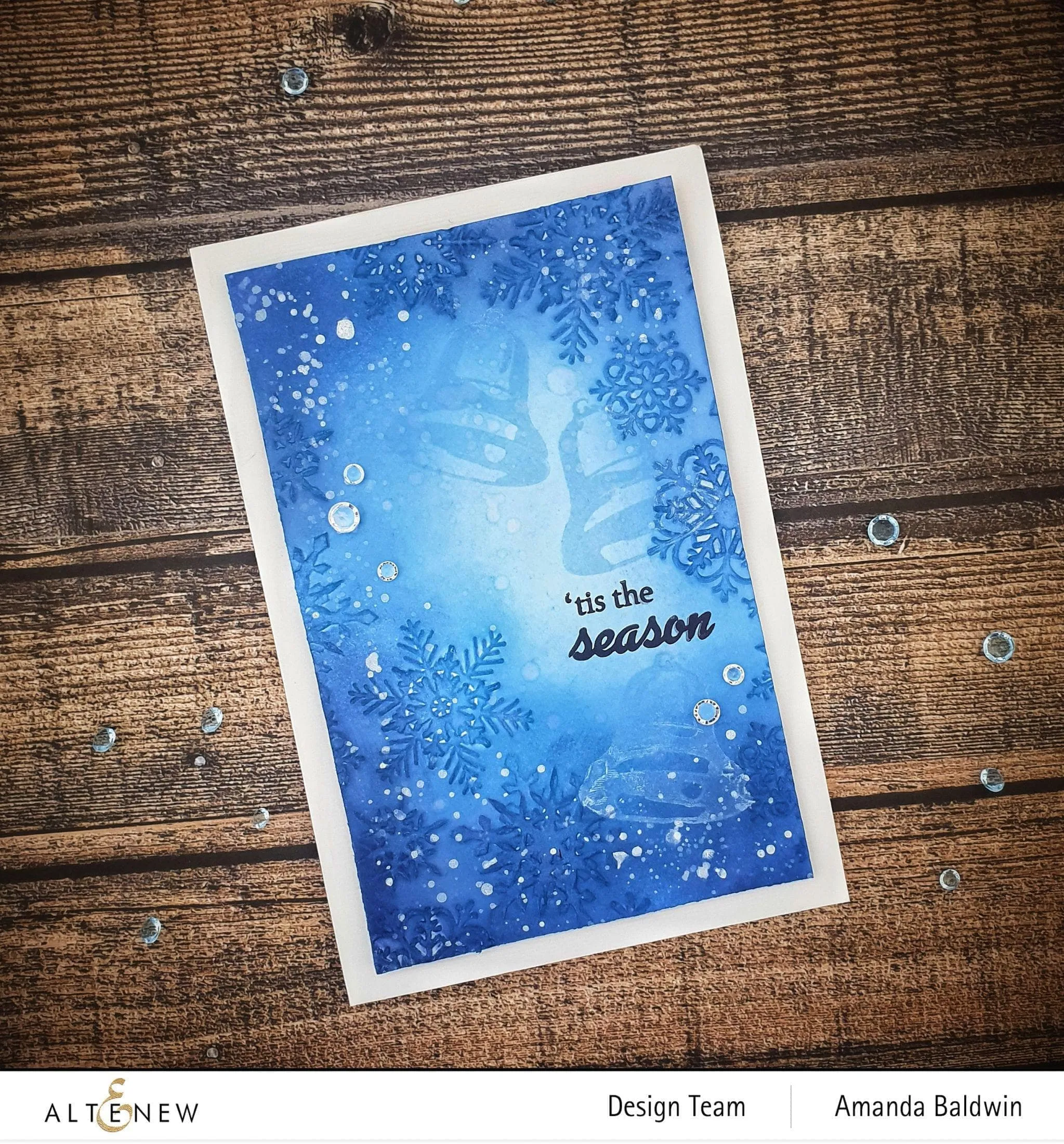 Layered Snowflakes 3D Embossing Folder