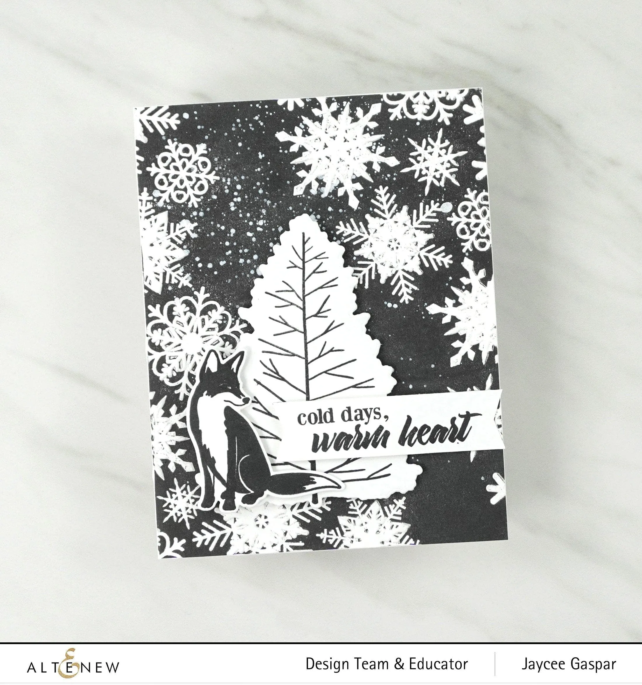 Layered Snowflakes 3D Embossing Folder