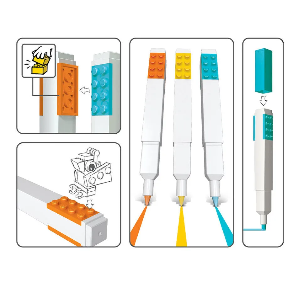 LEGO 2.0 Highlighters Set of 3