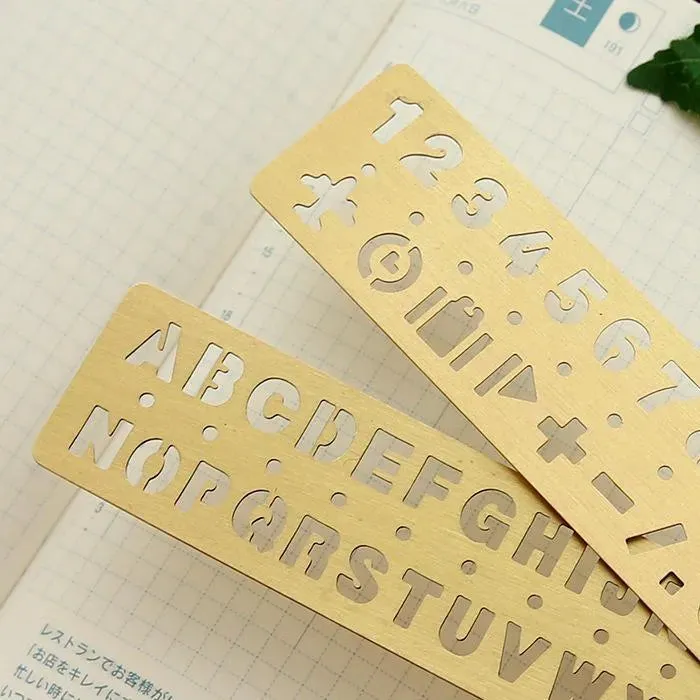 Letters, Numbers, Symbols Rulers