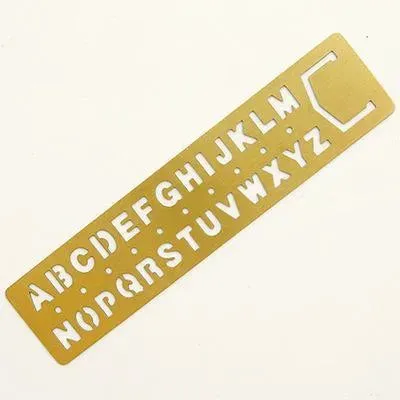Letters, Numbers, Symbols Rulers