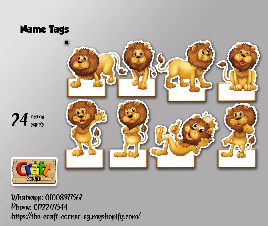 Lion Welcome Board Set