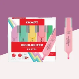 Luxor Pastel Highlighter Assorted ( Pack Of 5 )