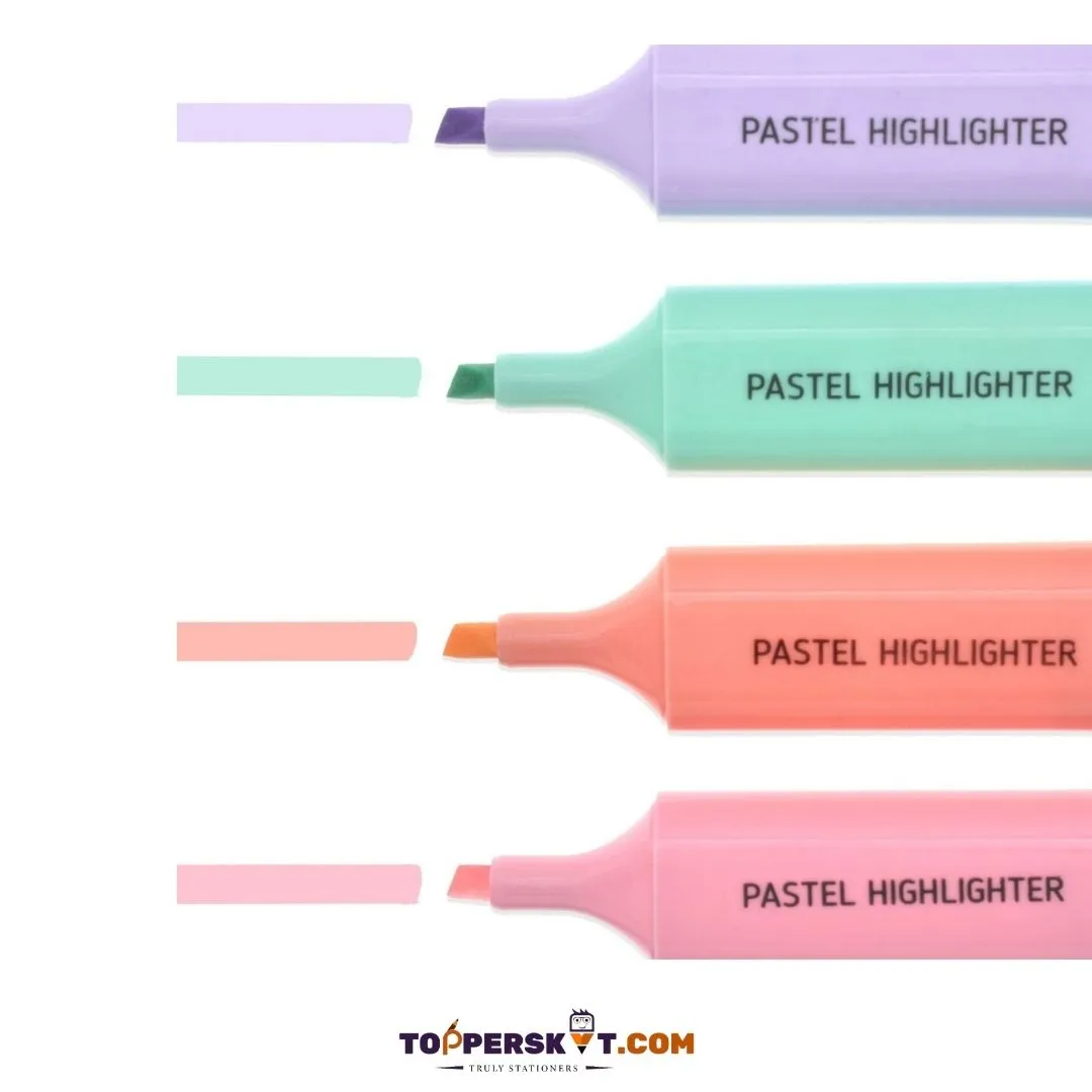 Luxor Pastel Highlighter Assorted ( Pack Of 5 )