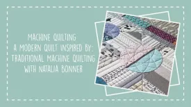 Machine Quilting a Modern Quilt
