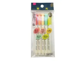 Marker Pen - 5pcs - Citrus Colors
