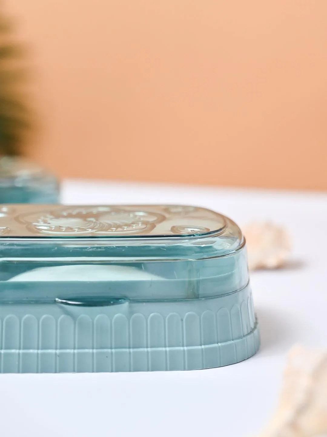 Market99 Plastic Teal Soap Dish Holders