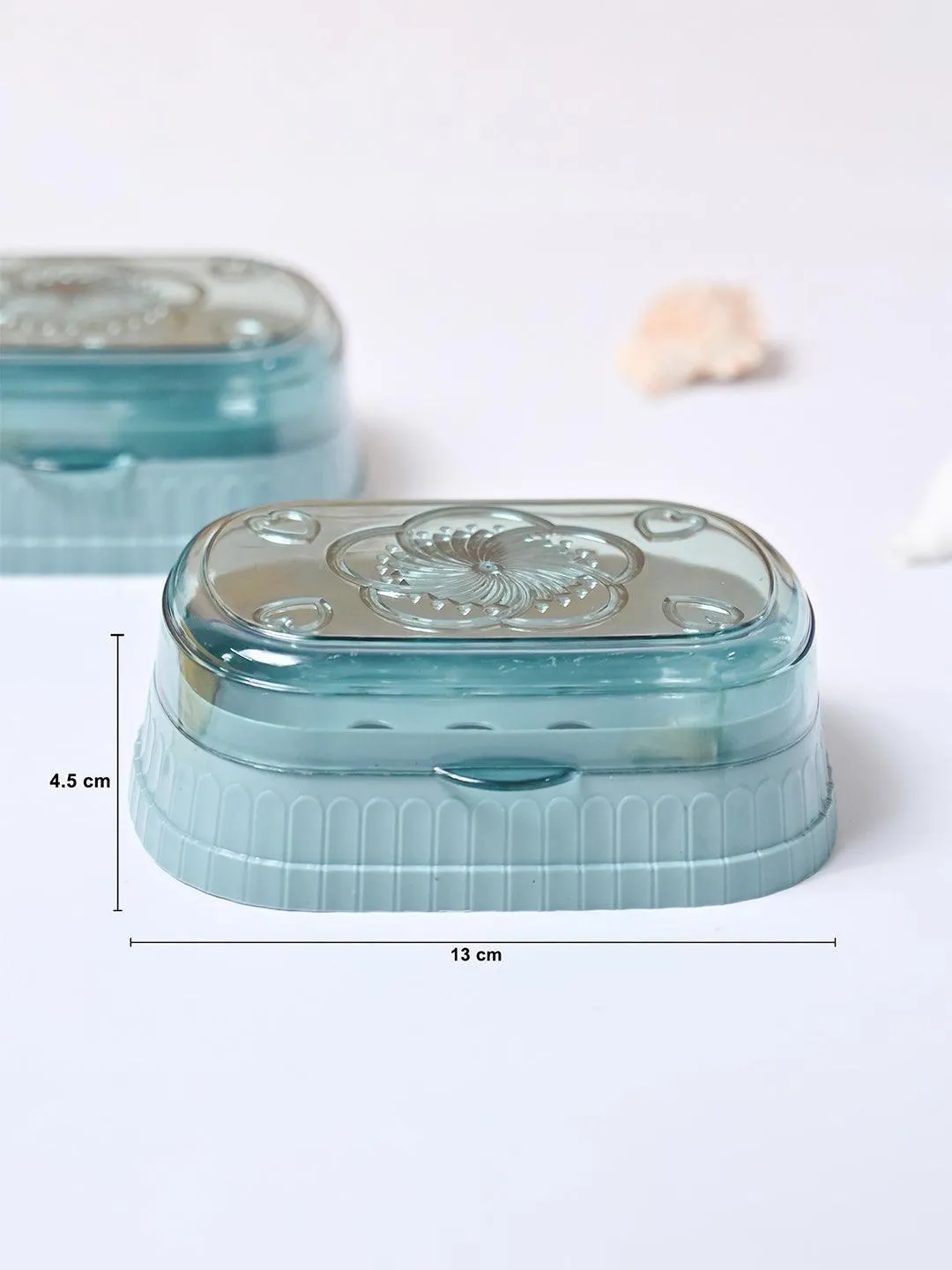 Market99 Plastic Teal Soap Dish Holders